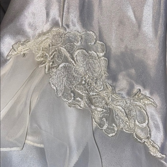 White Vintage Circa 2000 slip dress, size small - Picture 5 of 5